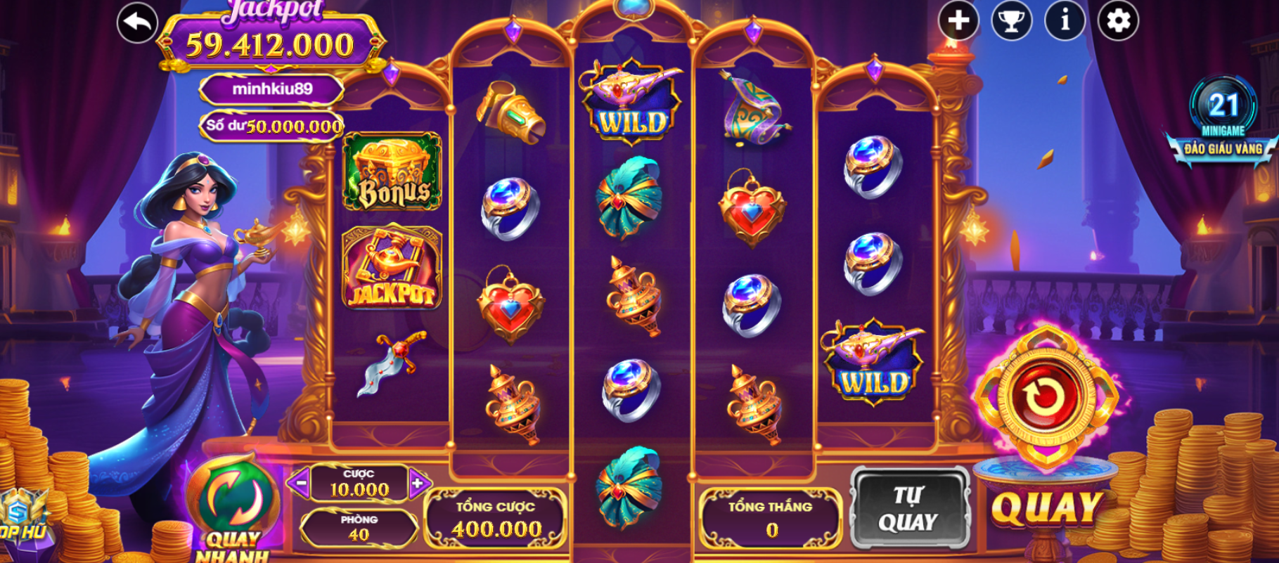 Nổ hũ Aladdin Sumvip 