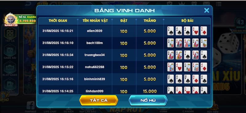Mini Poker Sumvip: Game quay bài may mắn, giải trí cực đỉnh 2 Mini poker tại Sumvip