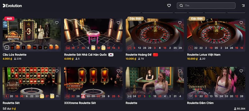 Sự kịch tính của game roulette Sumvip 